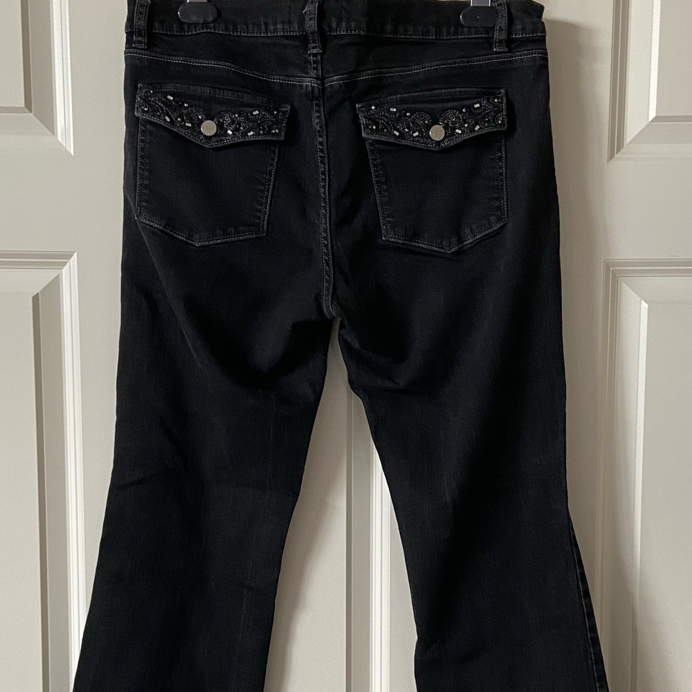 Vintage Boot Cut Black Jeans